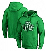 Men's Chicago Bears Pro Line by Fanatics Branded St. Patrick's Day Paddy's Pride Pullover Hoodie Kelly Green FengYun,baseball caps,new era cap wholesale,wholesale hats